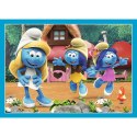 Puzzle Trefl Smerfy Wioska Smerfów 4w1 el. (34656)