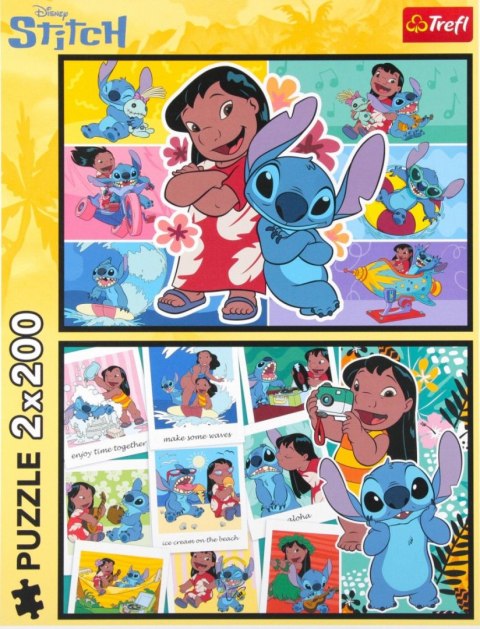 Puzzle Trefl Stitch Wesołe życie Stitcha 2x200 el. (13334) Puzzle Trefl Stitch Wesołe życie Stitcha 2x200 el. (13334)