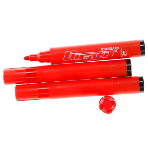 Marker do papieru Kamet standard GIGANT czerwony 1,5-2,5mm okrągła końcówka (K-1061) Marker do papieru Kamet standard GIGANT czerwony 1,5-2,5mm okrągła końcówka (K-1061)
