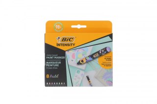 Marker specjalistyczny Bic AKRYLOWE pastelowe 8SZT mix okrągła końcówka (527429)