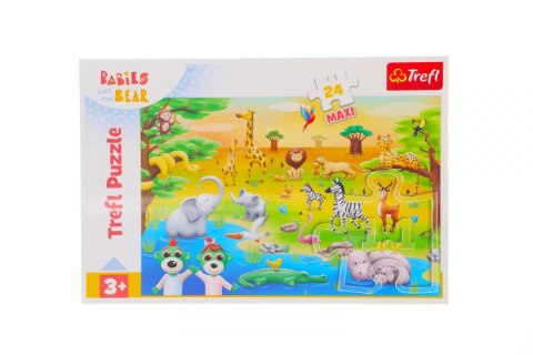Puzzle Trefl Bobaski I Miś 24 el. (14373) Puzzle Trefl Bobaski I Miś 24 el. (14373)