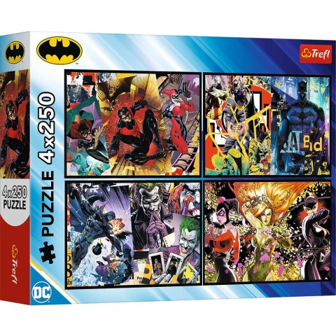 Puzzle Trefl Batman 4x250 el. (13310) Puzzle Trefl Batman 4x250 el. (13310)