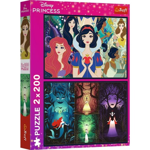 Puzzle Trefl Disney Princess 2x200 el. (13317) Puzzle Trefl Disney Princess 2x200 el. (13317)