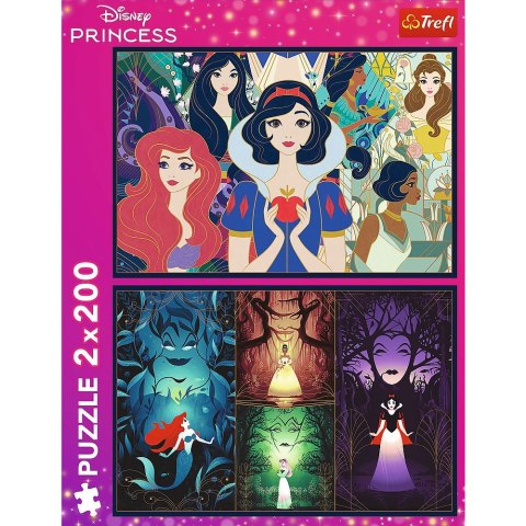 Puzzle Trefl Disney Princess 2x200 el. (13317) Puzzle Trefl Disney Princess 2x200 el. (13317)
