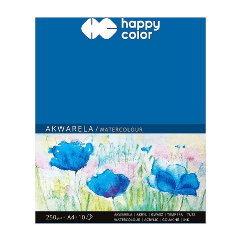 Blok artystyczny Happy Color akwarelowy młody artysta A4 250g 10k (HA 3725 2030-A10) Blok artystyczny Happy Color akwarelowy młody artysta A4 250g 10k (HA 3725 2030-A10)