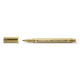 Marker permanentny Staedtler metaliczny złoty 1,0-2,0mm okrągła końcówka (8323-11)