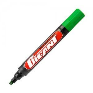 Marker permanentny Kamet Gigant zielony 1,0-5,0mm ścięta końcówka Marker permanentny Kamet Gigant zielony 1,0-5,0mm ścięta końcówka