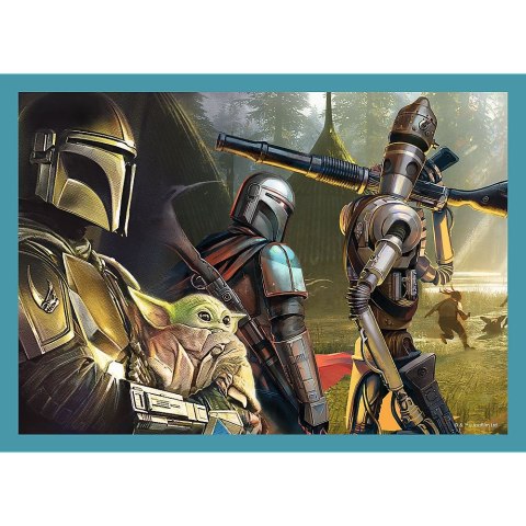 Puzzle Trefl Mandalorian 4w1 4w1 el. (34397) Puzzle Trefl Mandalorian 4w1 4w1 el. (34397)