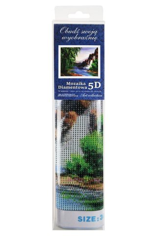 Zestaw kreatywny Flamingo Line Diamentowa mozaika 30x40cm Wodospad (TMS12056)