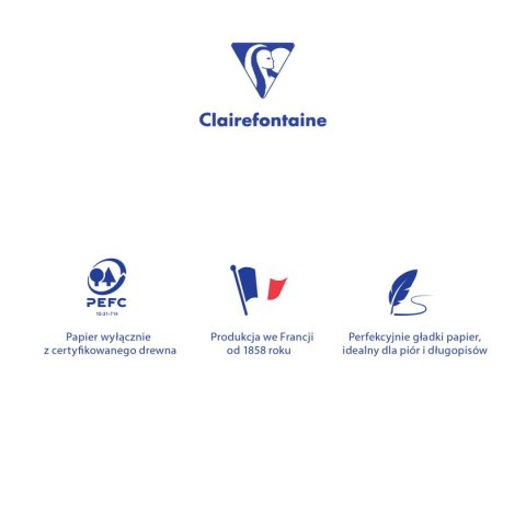 Zeszyt Clairefontaine 63552AMXC CF A5 60k. 90g krata Zeszyt Clairefontaine 63552AMXC CF A5 60k. 90g krata