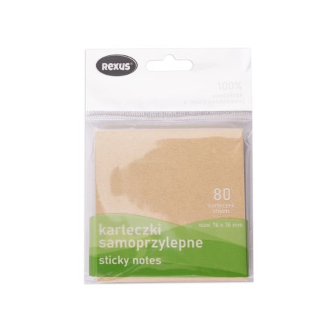 Notes samoprzylepny (karteczki) (nd) ECO biały 80k [mm:] 76x76 (41134759)