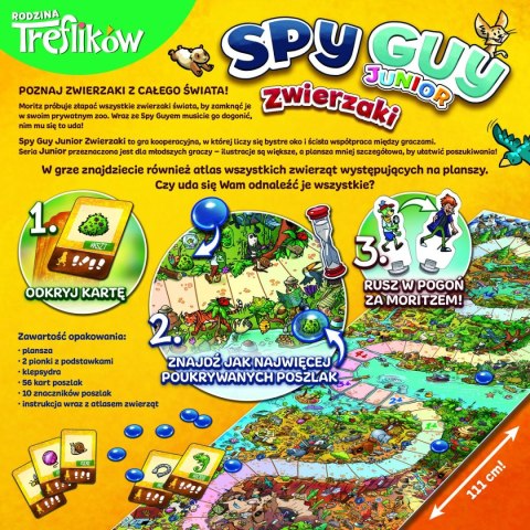 Gra edukacyjna Trefl Spy Guy Junior Zwierzaki (02595) Gra edukacyjna Trefl Spy Guy Junior Zwierzaki (02595)