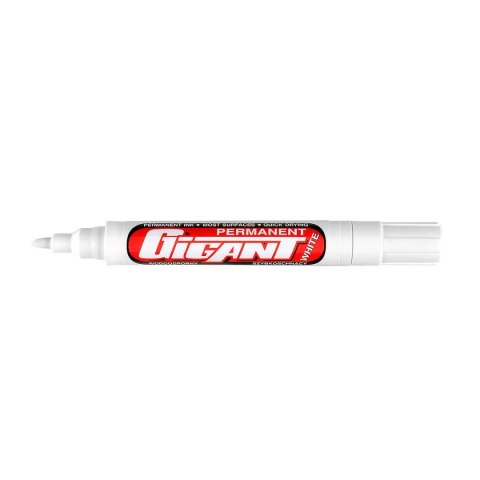 Marker permanentny Kamet Gigant wodoodporny biały 1,5-3,0mm okrągła końcówka (K-2291) Marker permanentny Kamet Gigant wodoodporny biały 1,5-3,0mm okrągła końcówka (K-2291)
