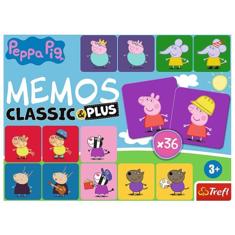 Gra pamięciowa Trefl Peppa Memos & Plus (02270) Gra pamięciowa Trefl Peppa Memos & Plus (02270)