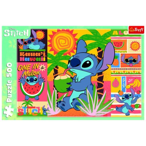 Puzzle Trefl Holiday with Stitch 500 el. (37483) Puzzle Trefl Holiday with Stitch 500 el. (37483)