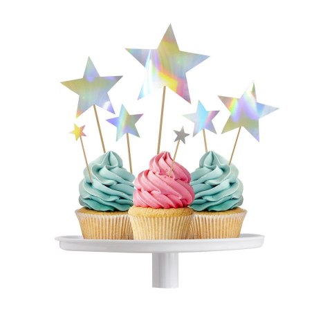 Dekoracja na tort Arpex Topper - opalizujące Gwiazdki (K9045) Dekoracja na tort Arpex Topper - opalizujące Gwiazdki (K9045)