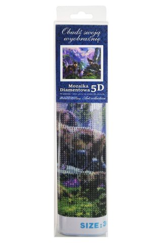 Zestaw kreatywny Flamingo Line Diamentowa mozaika 30x40cm Wilki 1 (TBS04848-04)