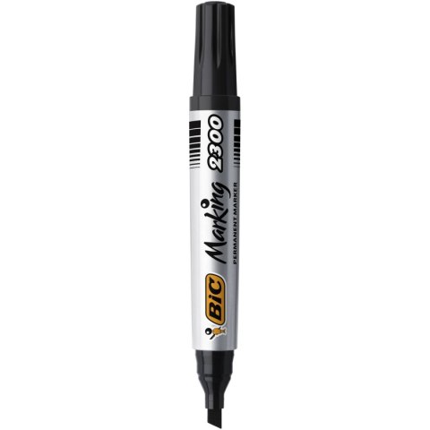 Marker permanentny Bic Marking 2300 czarny 3,7-5,5mm ścięta końcówka (8209263) Marker permanentny Bic Marking 2300 czarny 3,7-5,5mm ścięta końcówka (8209263)