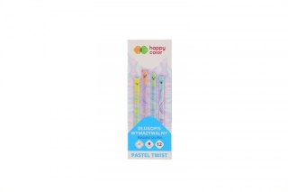 Długopis wymazywalny Happy Color Pastel Twist (Uszaki), niebieski 0,5mm (HA 4120 02PT-3)