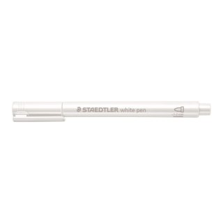 Marker permanentny Staedtler metaliczny biały 1-2mm okrągła końcówka (8323-0)
