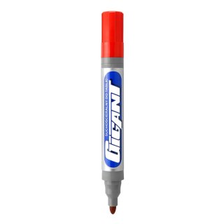 Marker suchościeralny Kamet GIGANT czerwony 1,5-2,5mm okrągła końcówka (K-1102)