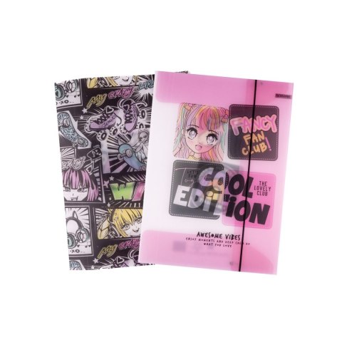 Teczka kartonowa na gumkę priplak-manga A4 mix Beniamin (4249) Teczka kartonowa na gumkę priplak-manga A4 mix Beniamin (4249)