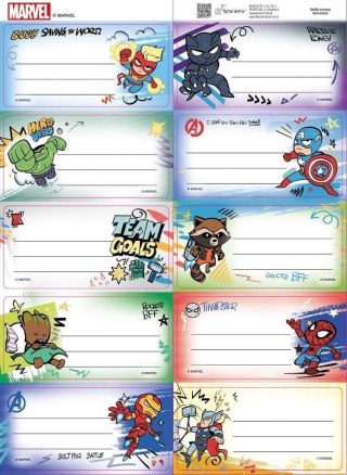 Naklejka na zeszyt Beniamin Avengers