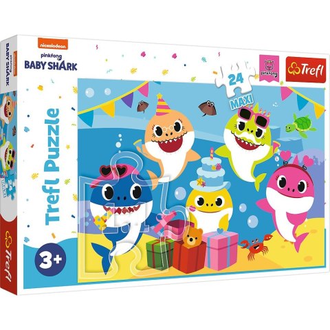 Puzzle Trefl Wesołe Baby Shark 24 el. (14337) Puzzle Trefl Wesołe Baby Shark 24 el. (14337)