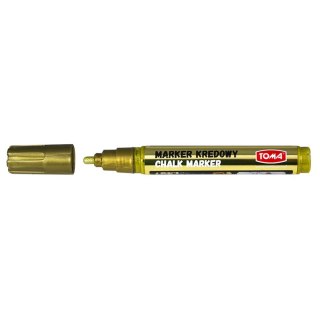 Marker specjalistyczny Toma srebrny kredowy srebrny 4,45mm okrągła końcówka (To-291)