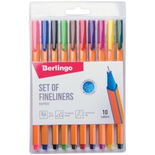 Cienkopis Berlingo Starlight mix 0,4mm 10kol. (255126)