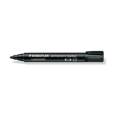 Marker permanentny Staedtler czarny 2,0mm okrągła końcówka (S 352-9) Marker permanentny Staedtler czarny 2,0mm okrągła końcówka (S 352-9)
