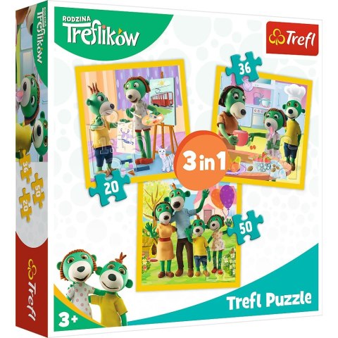 Puzzle Trefl 3w1 3w1 el. (34850) Puzzle Trefl 3w1 3w1 el. (34850)