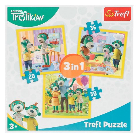 Puzzle Trefl 3w1 3w1 el. (34850) Puzzle Trefl 3w1 3w1 el. (34850)