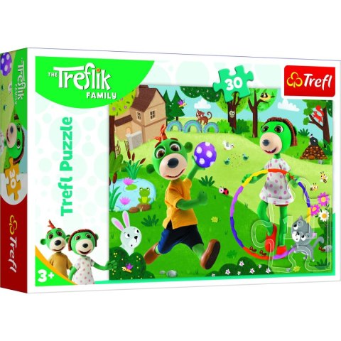 Puzzle Trefl Aktywny dzień Treflików 30 el. (18287) Puzzle Trefl Aktywny dzień Treflików 30 el. (18287)