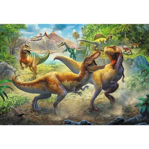 Puzzle Trefl walczące tyranozaury 160 el. (15360) Puzzle Trefl walczące tyranozaury 160 el. (15360)