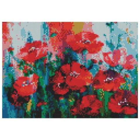 Zestaw kreatywny Flamingo Diamentowa mozaika 30x40cm Maki (TBS01884-2) Zestaw kreatywny Flamingo Diamentowa mozaika 30x40cm Maki (TBS01884-2)