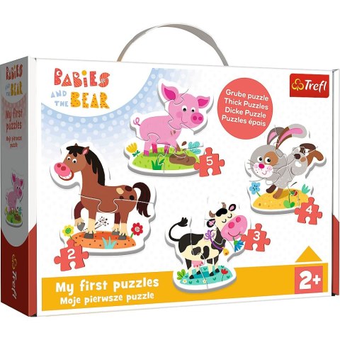 Puzzle Trefl puzzle baby classic Bobaskowe zwierzątka (36127) Puzzle Trefl puzzle baby classic Bobaskowe zwierzątka (36127)
