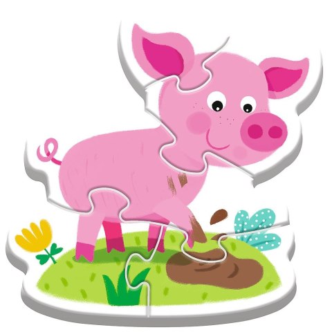 Puzzle Trefl puzzle baby classic Bobaskowe zwierzątka (36127) Puzzle Trefl puzzle baby classic Bobaskowe zwierzątka (36127)