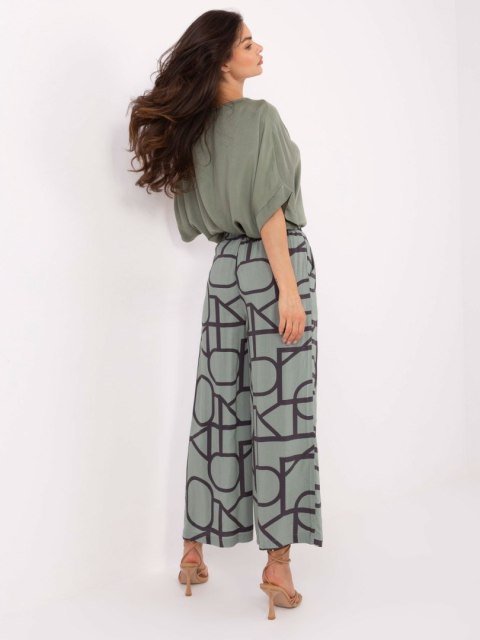 Spodnie D73771M62237G pistacjowy XL