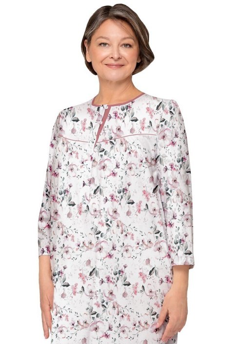 KOSZULA DAMSKA BOGNA II 204 DR XL kwiatki 24 KOSZULA DAMSKA BOGNA II 204 DR XL kwiatki 24