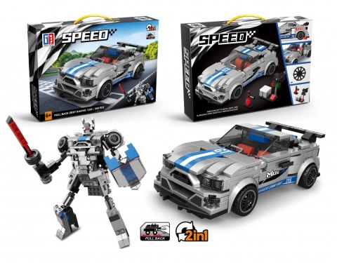 Klocki konstrukcyjne Lean auto robot 2w1 (23573) Klocki konstrukcyjne Lean auto robot 2w1 (23573)