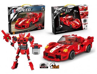 Klocki konstrukcyjne Lean auto robot 2w1 (23577)