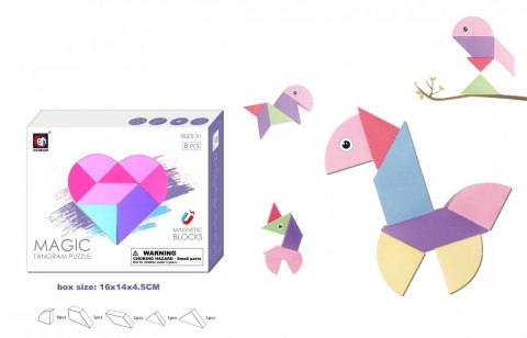 Klocki magnetyczne Lean tangram 8 el. (23551) Klocki magnetyczne Lean tangram 8 el. (23551)