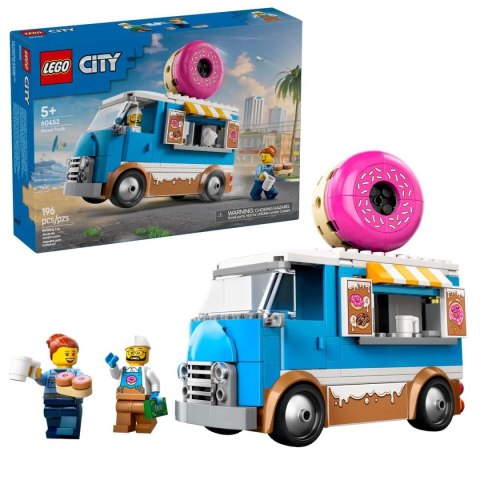 Klocki konstrukcyjne Lego City Mobilna pączkarnia (60452) Klocki konstrukcyjne Lego City Mobilna pączkarnia (60452)