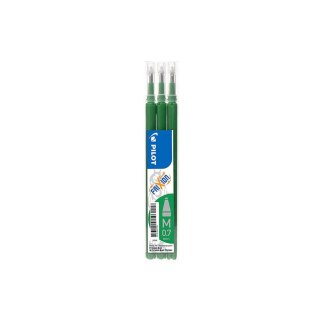 Wkład do pióra kulkowego Pilot Frixion zielony 0,35mm (BLS-FR7-G-S3)