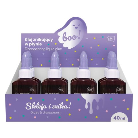 Klej w płynie Interdruk BOOHO DO DEKORACJI 5902277337078 40ml (40ml) Klej w płynie Interdruk BOOHO DO DEKORACJI 5902277337078 40ml (40ml)