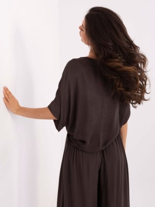 Bluzka TW-BZ-BI-3228.75 ciemny brązowy XL