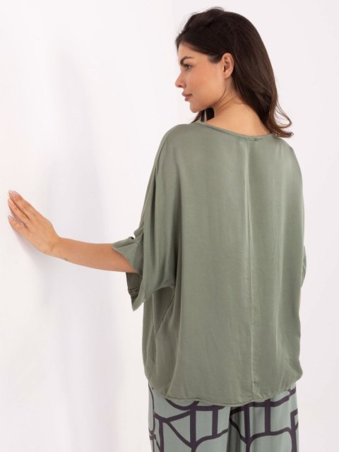 Bluzka TW-BZ-BI-3228.75 khaki M Bluzka TW-BZ-BI-3228.75 khaki M