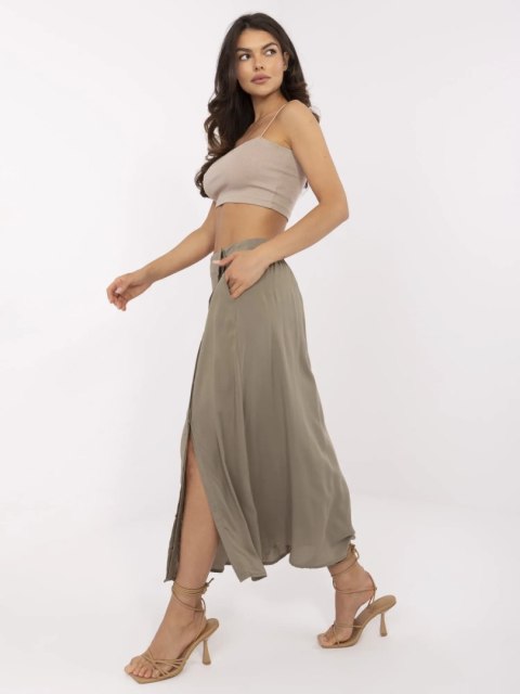 Spódnica D73761M50222A khaki L Spódnica D73761M50222A khaki L