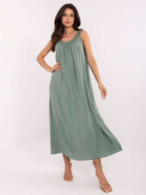 Sukienka TW-SK-BI-L0125.52 khaki S Sukienka TW-SK-BI-L0125.52 khaki S